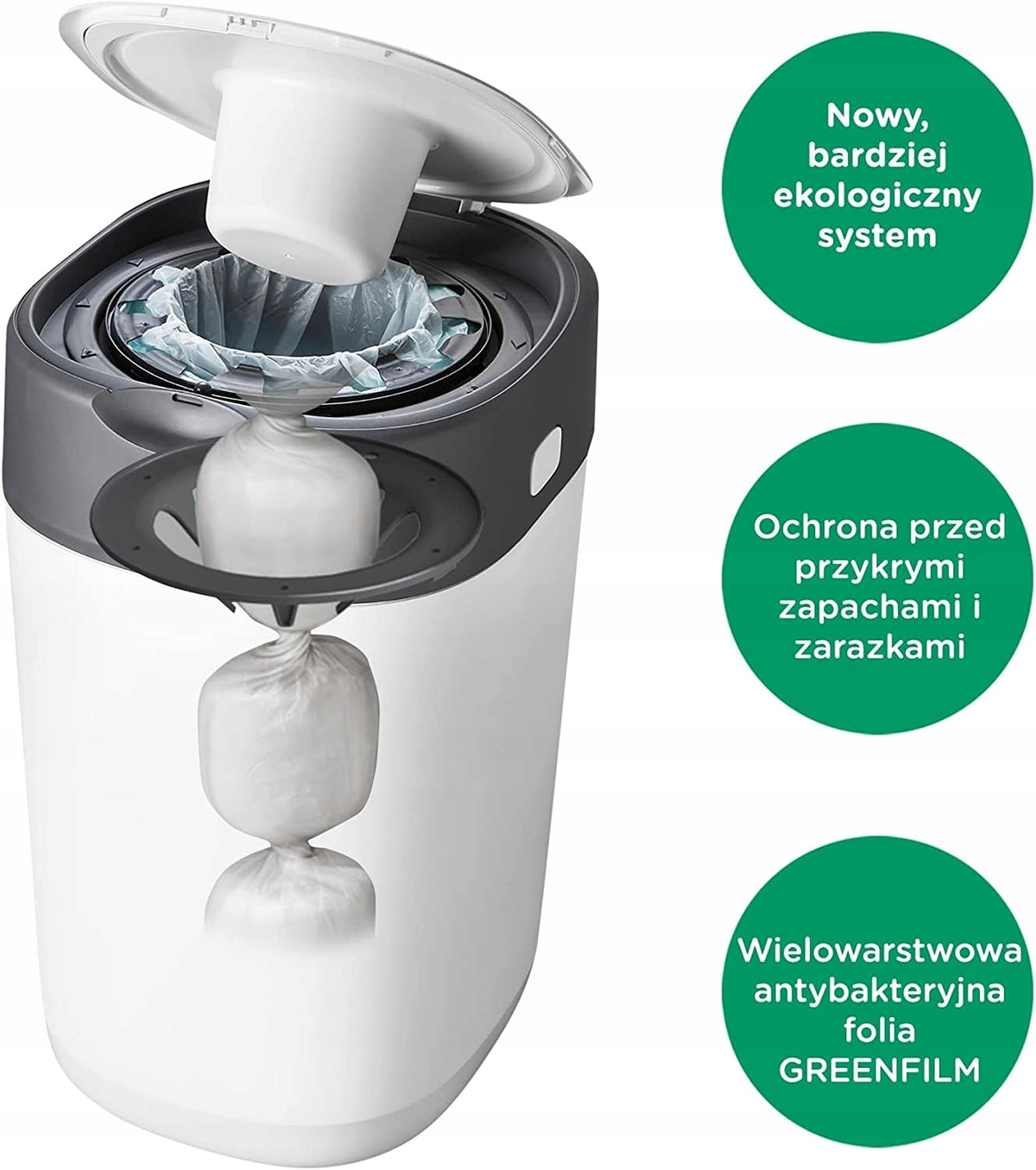 TOMMEE TIPPEE Twist&Click kosz na zużyte pieluchy