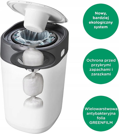 TOMMEE TIPPEE Twist&Click kosz na zużyte pieluchy