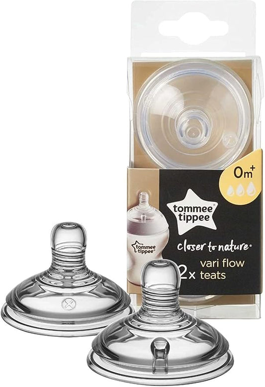 TOMMEE TIPPEE smoczki 0m+ x2 VariFlow Closer to Nature