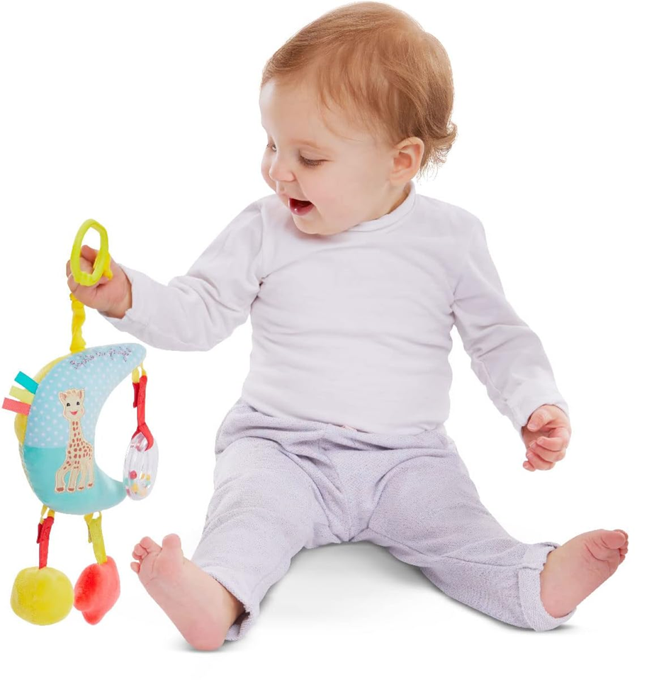 SOPHIE LA GIRAFE zawieszka z pozytywką do wózka i łóżeczka 28 cm KSIĘŻYC – zdjęcie produktu 3