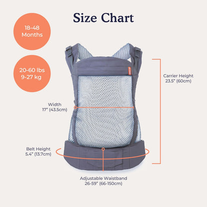 Μάρσιπος BECO TODDLER με πόρπες 9-27kg 3d mesh