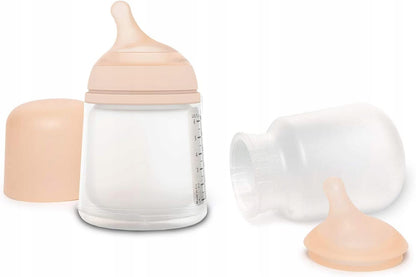 SUAVINEX zero zeroZero Zero anti-colic bottle 180 ml- Replacement Zero Zero anti-colic teat- Spare silicone
