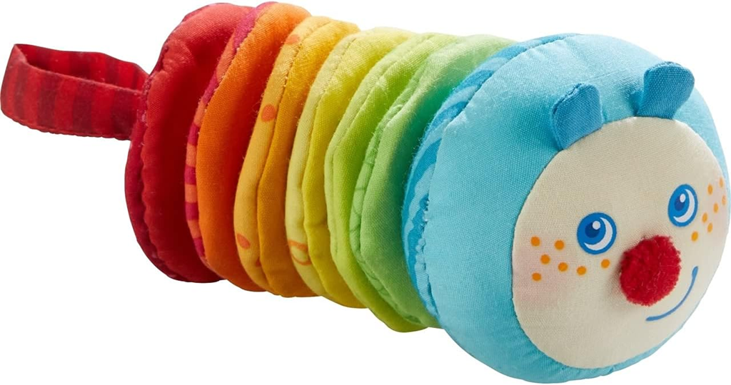 HABA bruco Mina pieghevole e tremolante 18 cm 6 m+