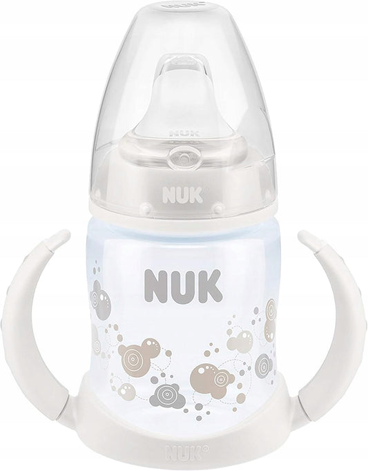 NUK Learner Cup KUBEK 150 ml wskaźnik temperatury, niekapek dla dzieci 6m+, biały