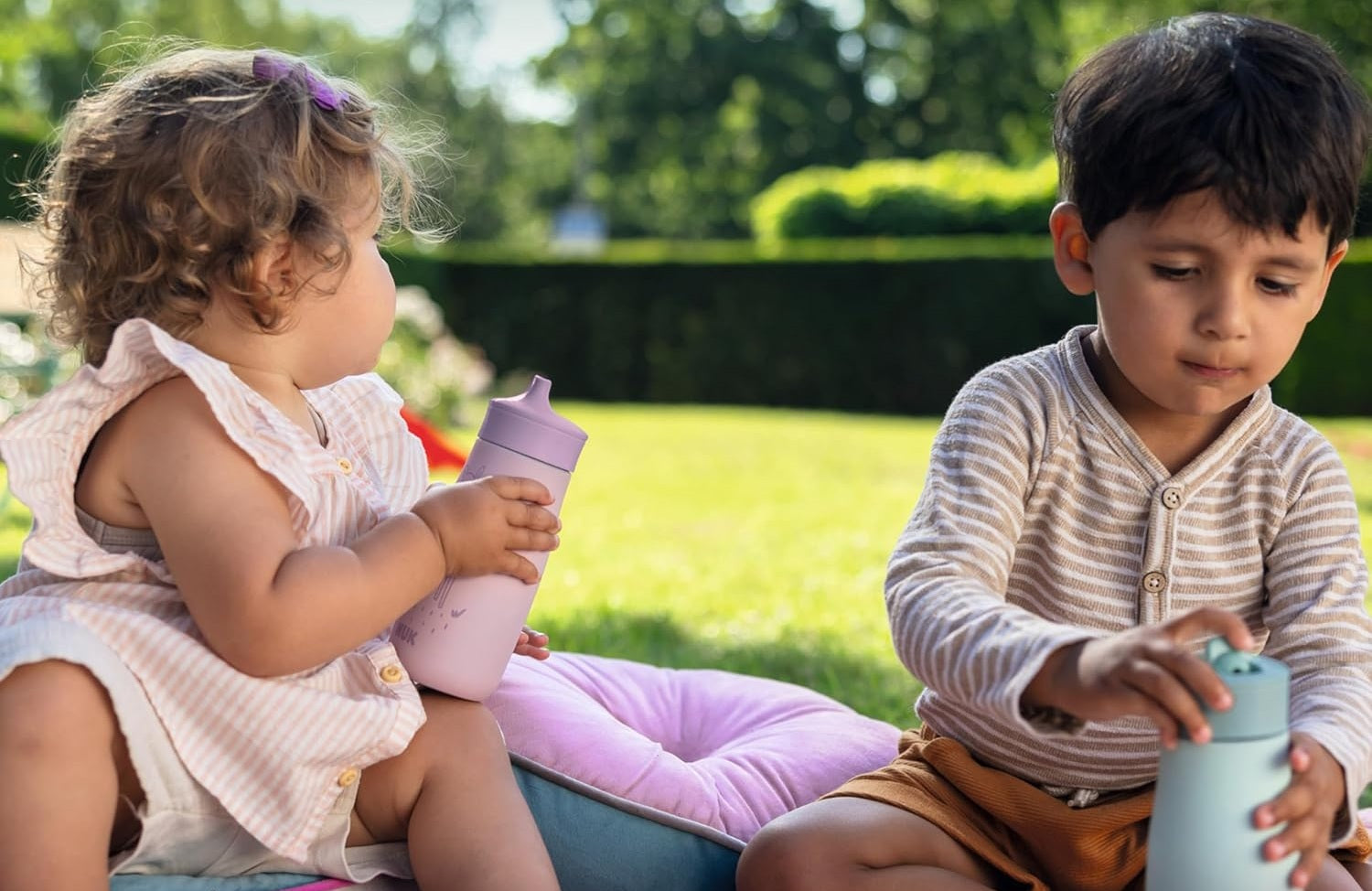 NUK Mini-Me Sip stalowa butelka z twardym ustnikiem 300 ml 9 m+ LIS – zdjęcie produktu 4