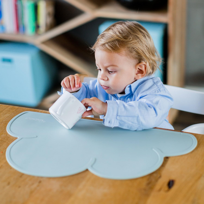 KINDSGUT siliconen placemat onderlegger voor bord 26,5 x 48 cm WOLK