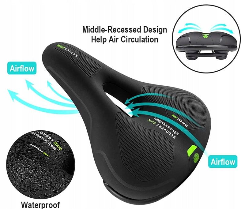 AYAMAYAsaddle for MTB and trekking bikescolour blackwidth 18.5 cm, length 26 cmmaterials polyurethane
