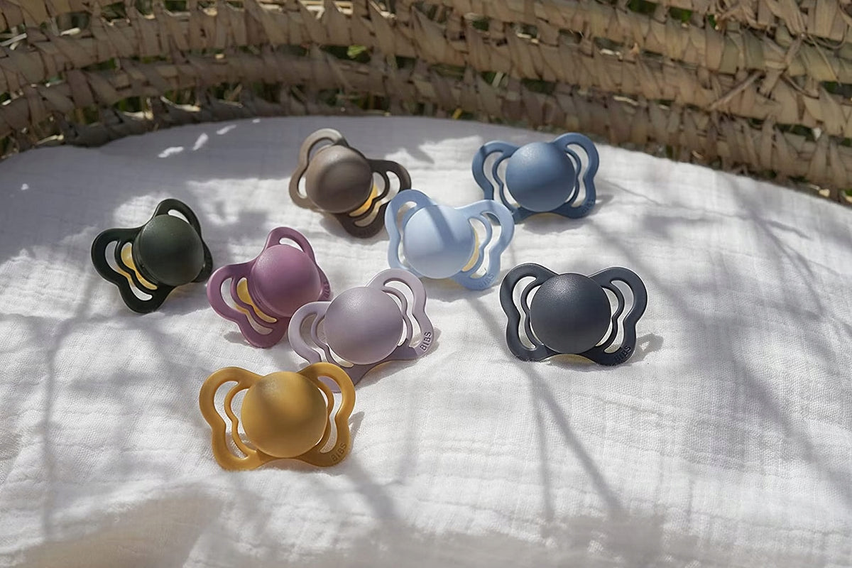 BIBS COUTURE chupetes calmantes de caucho natural 6m+