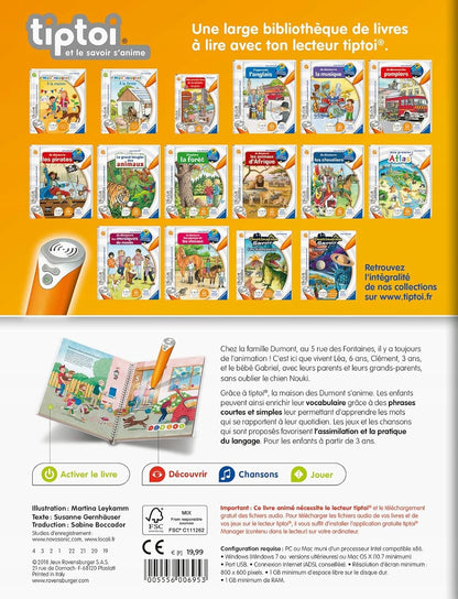 RAVENSBURGER TIPTOI libro para bolígrafo interactivo VERSIÓN FRANCESA