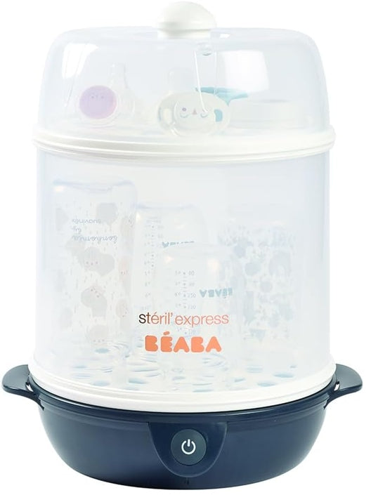 BEABA Steril'Express 2v1 PARNÍ STERILIZÁTOR + kleště a odměrka