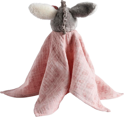 STERNTALER knuffelcomforter met rammelaar en bijtring EZEL EMMI