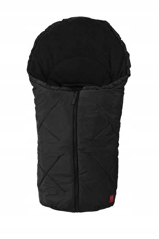 KAISER Fleece Fußsack 80 x 40 cm schwarz