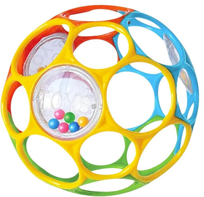 KIKUO Classic Ball massaggiagengive a forma di palla con sonagli 11,5 cm