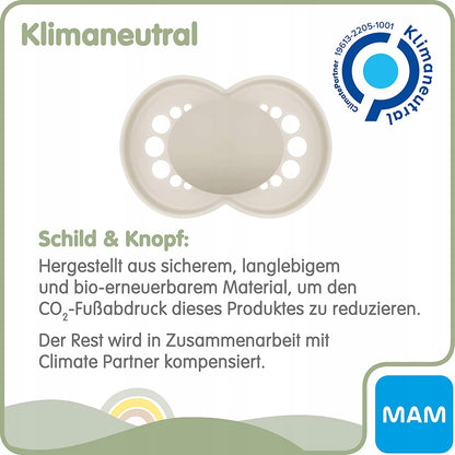 MAM ORIGINAL PURE chupete calmante x2 16m+ caja