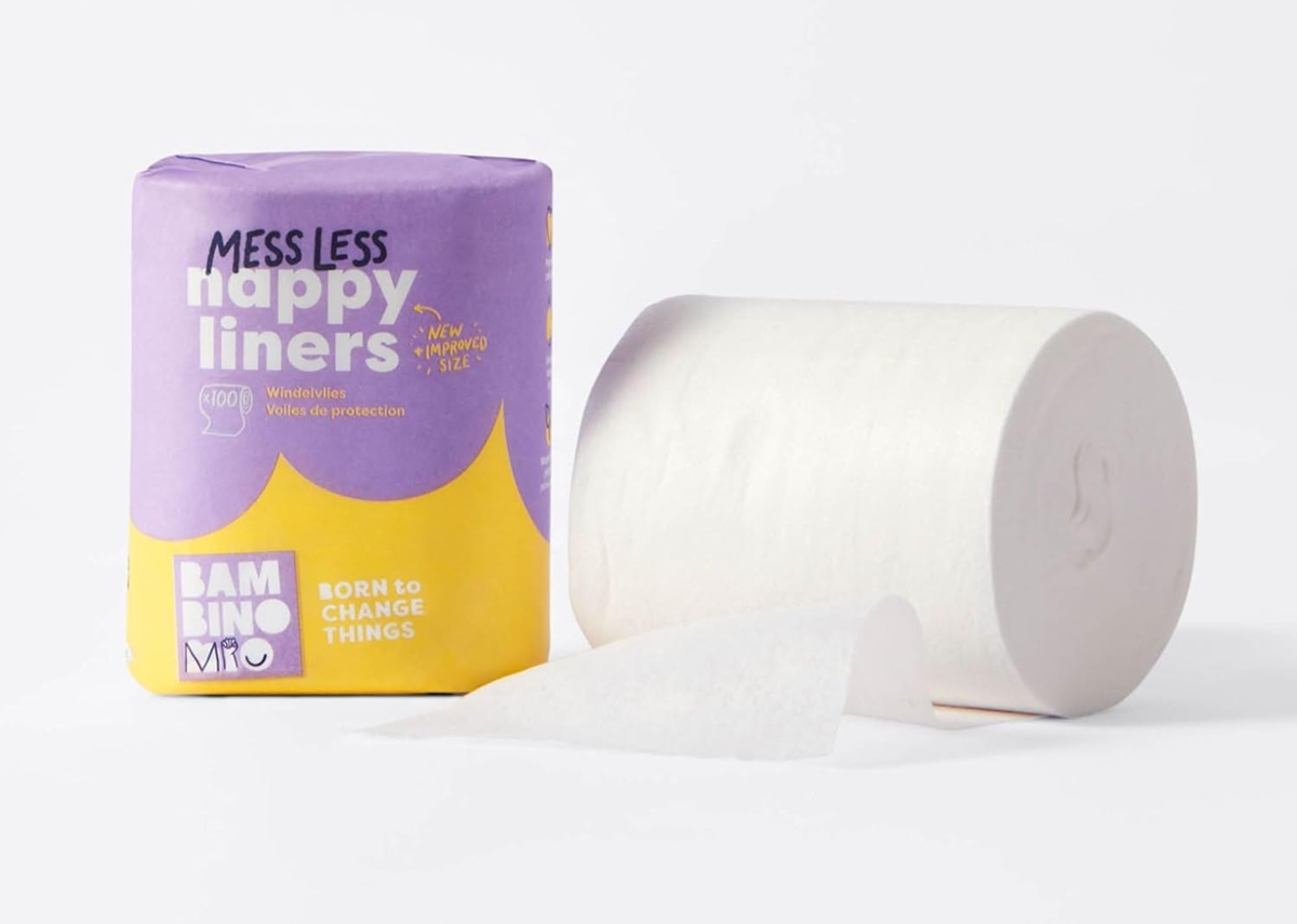BAMBINO MIO Nappy Liners bibułki do pieluszek 11,5 x 29 cm 100 sztuk – zdjęcie produktu 3