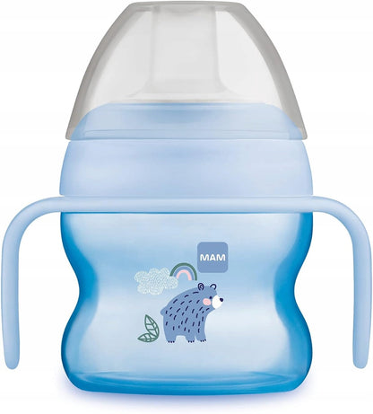 MAM Starter Cup hrnek proti rozlití 150 ml 4 m+ MEDVĚD
