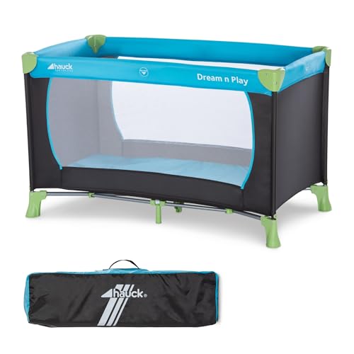 Hauck Dream N Play lettino da viaggio Waterblue 120 x 60 cm