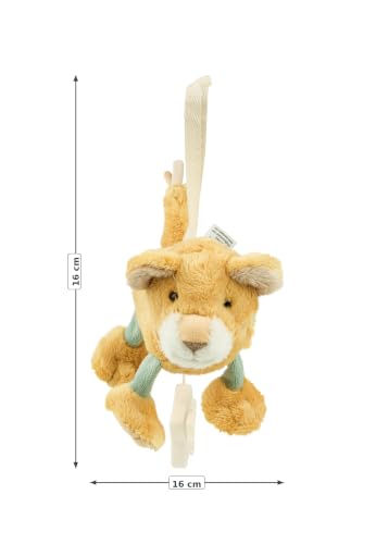 STERNTALER przytulanka z pozytywką M Brahms Lew Leo 16cm - pluszowy lew dla niemowląt