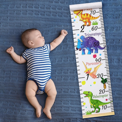 BEINOUgrowth tape measure with dinosaur motifdominant colour whitescale 10-200 cmwidth 20 cmmaterials 93%