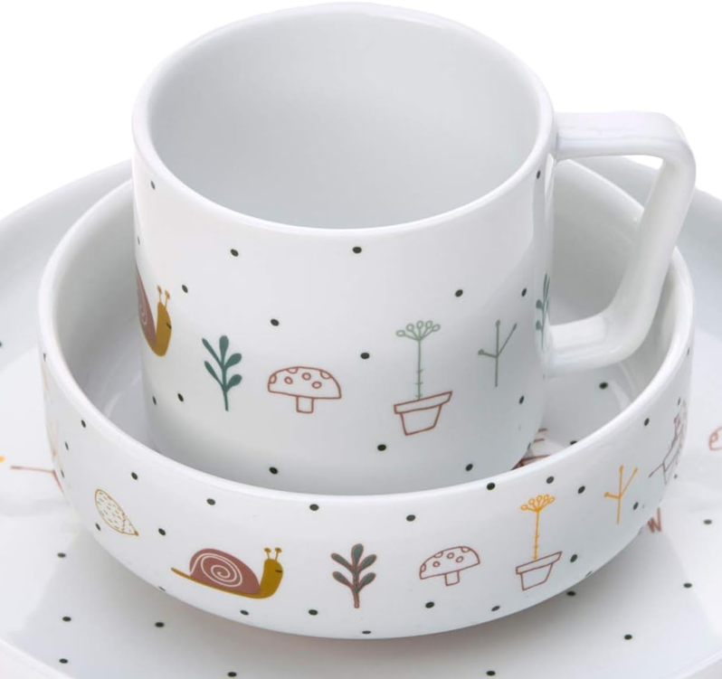 LASSIG Garden Explorer ensemble de vaisselle en porcelaine