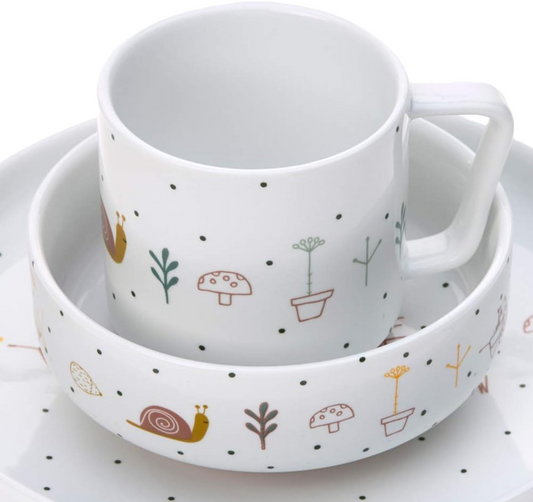 LASSIG Garden Explorer ensemble de vaisselle en porcelaine