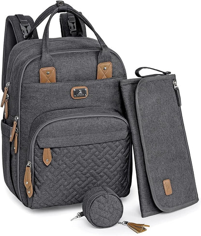 DIKASLON diaper bag backpack with changing pad