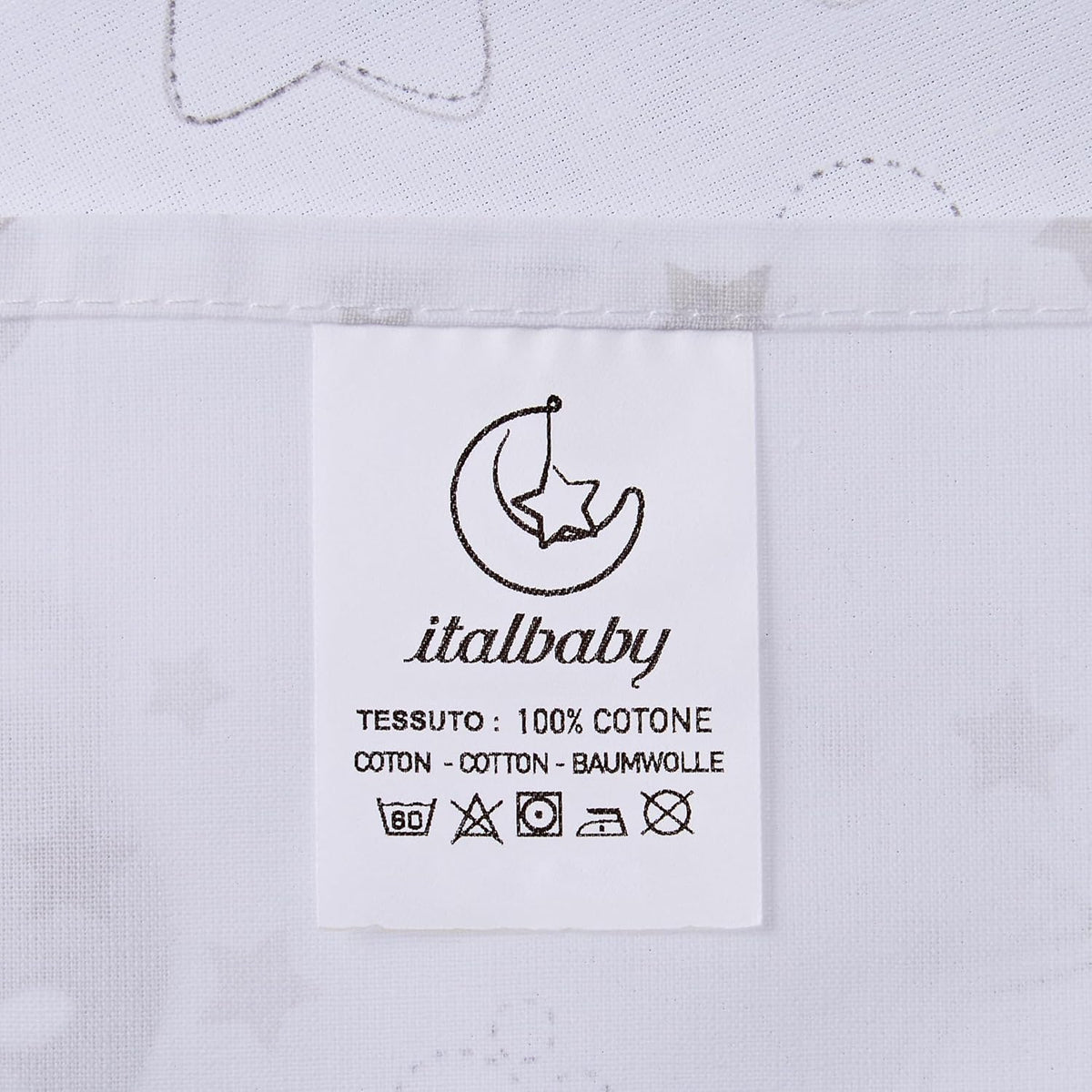 ITALBABY 3-piece bed linen cover set for stroller