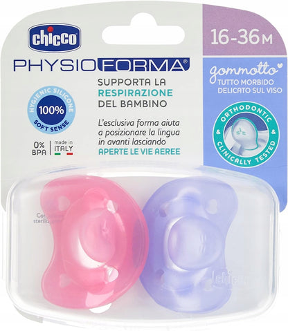 CHICCO PhysioForma dudlík x2 16-36m