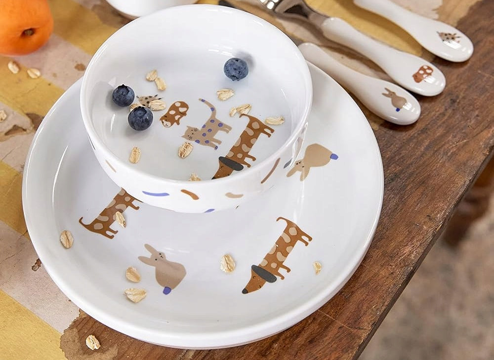 LASSIG Little Mateys porseleinen servies set 2-delig