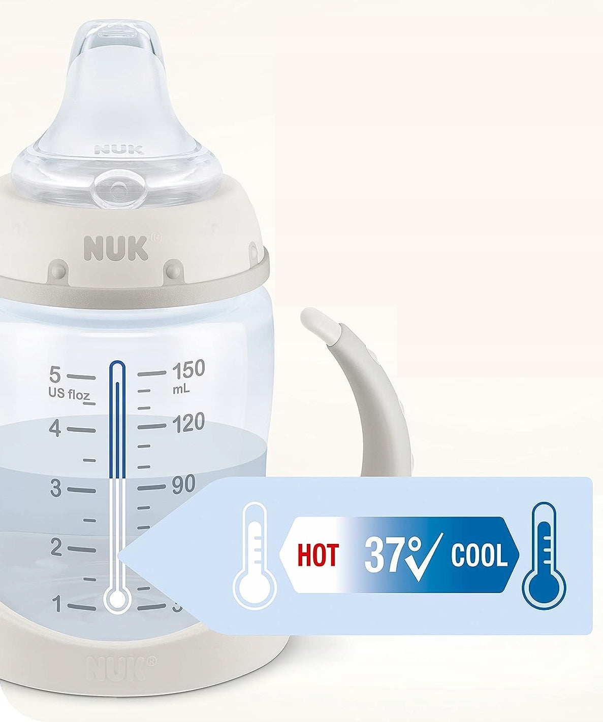 NUK Learner Cup KUBEK 150 ml wskaźnik temperatury – zdjęcie produktu 3
