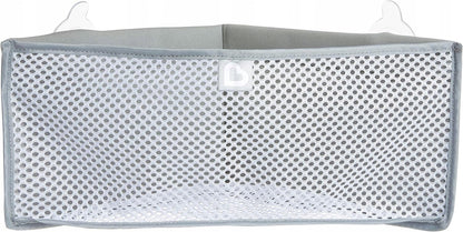 MUNCHKIN High'n dry organizer siatka do kąpieli – narożny organizer na zabawki kąpielowe z przyssawkami, BPA free