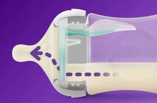 PHILIPS AVENT Natural RESPONSE butelka 125 ml 0msc+ AIRFREE VENT antykolkowa butelka dla noworodka