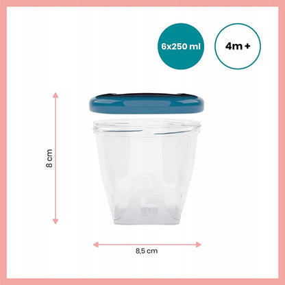 BABYMOOV Babybols bakjes 6 x 250 ml