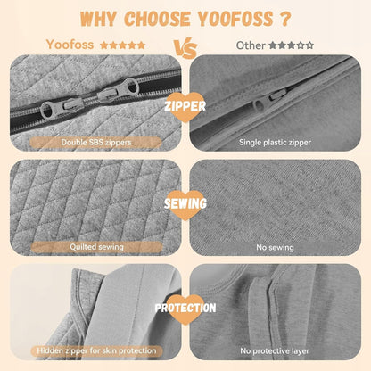 YOOFOSS 2.5 TOG sleep sack 0–6 months