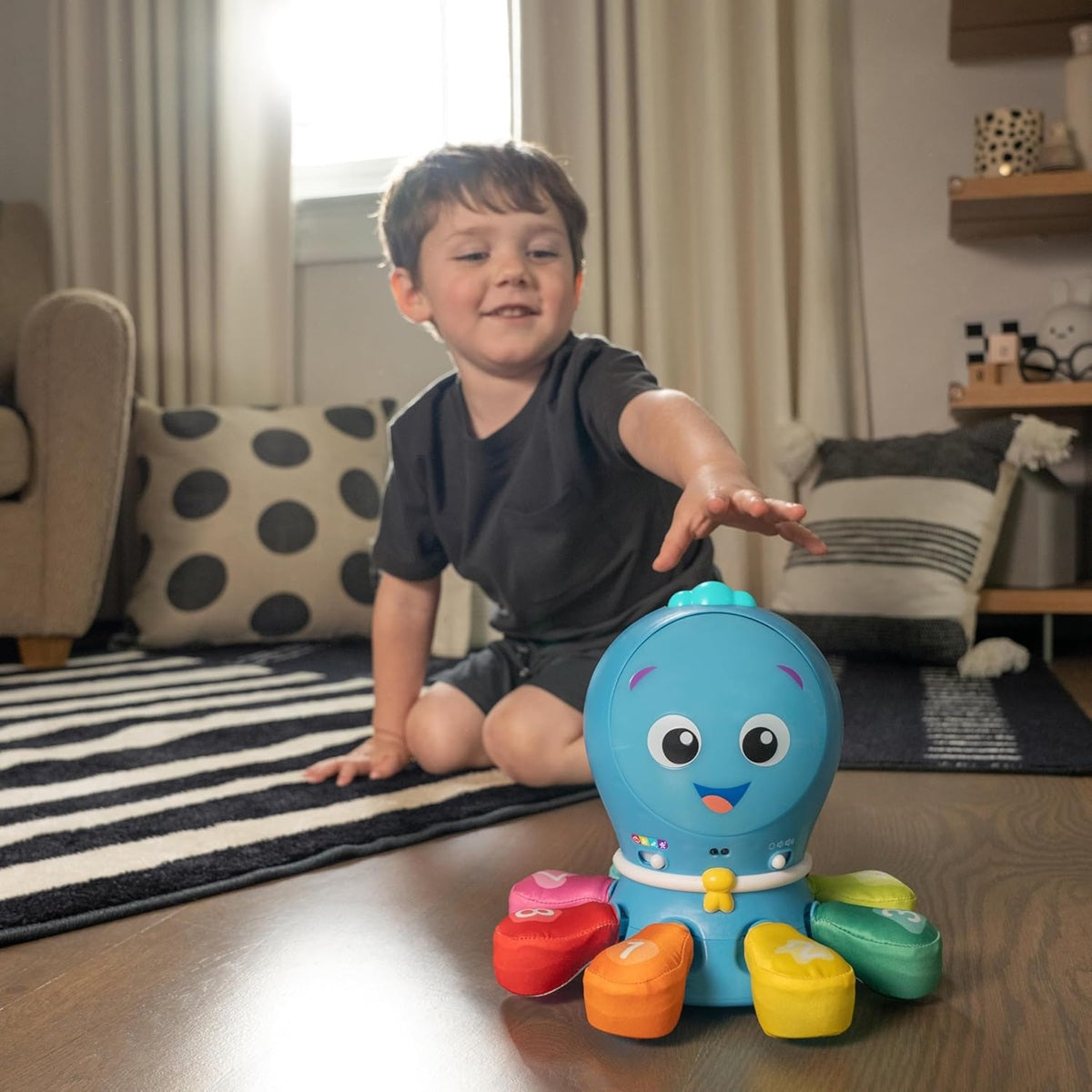 BABY EINSTEIN interaktywna OŚMIORNICA frazy melodie światła ruch 4 języki – zdjęcie produktu 6
