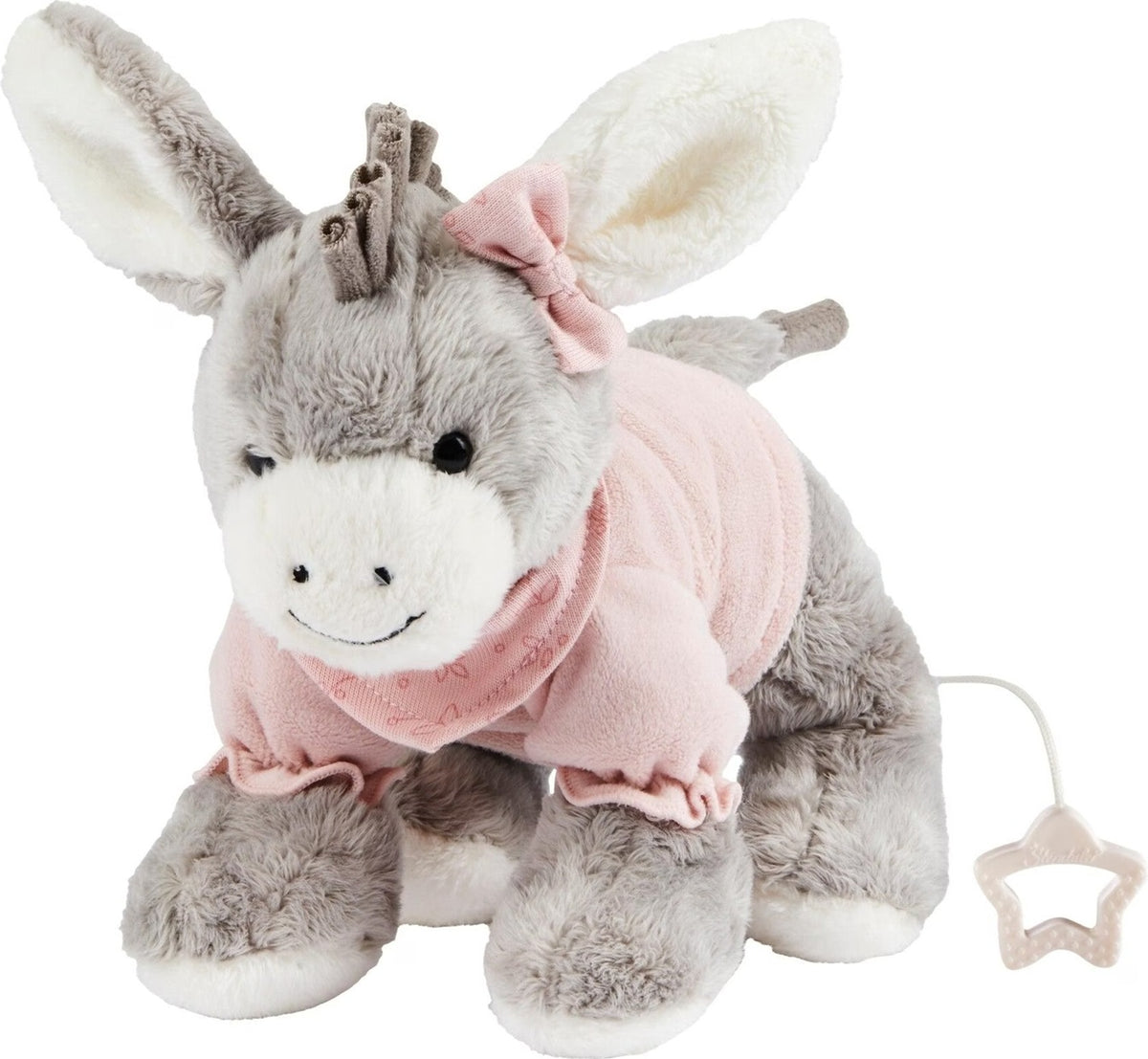 STERNTALER Emmi the Donkey plush toy with La-Le-Lu music box, 20 cm