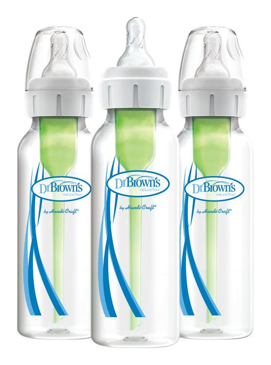 Butelka Dr.Brown's antykolkowa Opcje + wąska 3x 250 ml plastikowa