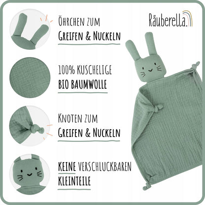 NUDU BABY set de muselina con cojín mordedor KOMFORTER