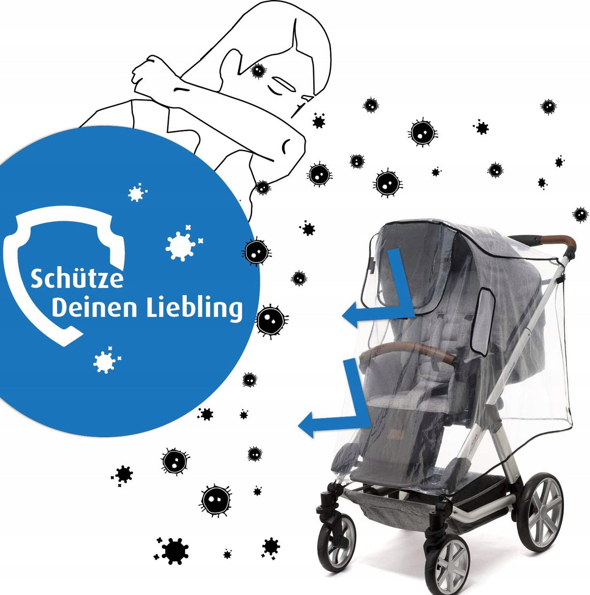 REER folia przeciwdeszczowa uniwersalna Active – zdjęcie produktu 3