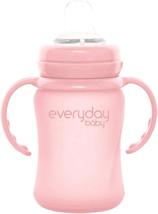 EVERYDAY BABY Bicchiere con beccuccio in vetro antigoccia 150 ml 6 mesi+
