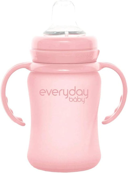 EVERYDAY BABY Bicchiere con beccuccio in vetro antigoccia 150 ml 6 mesi+
