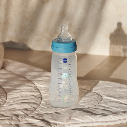 MAM Easy Active butelka 330 ml, smoczek 4, 6 m+ Słoń – zdjęcie produktu 5