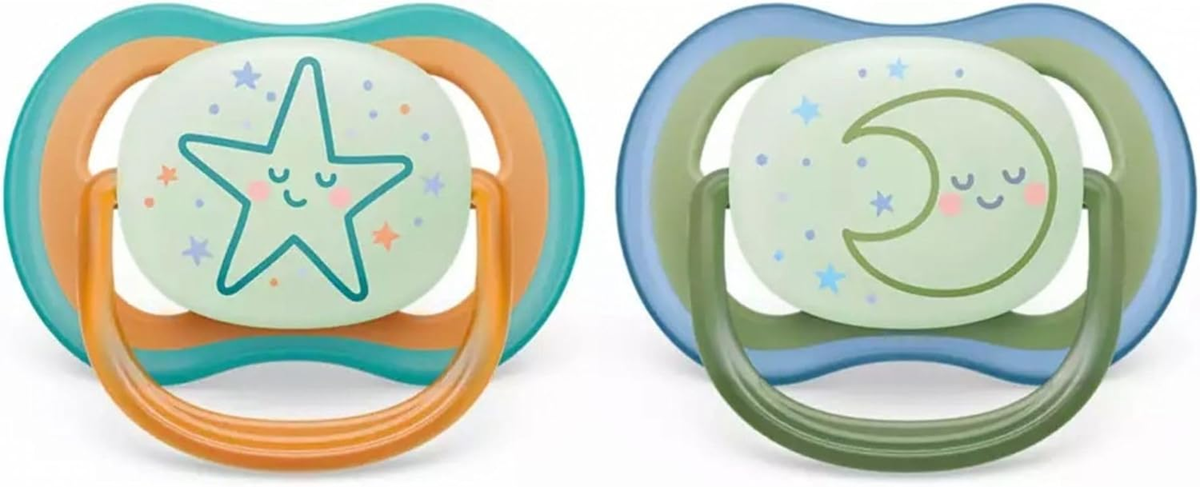 PHILIPS AVENT Ultra Air Night suzete x 2 18m+ luminoase