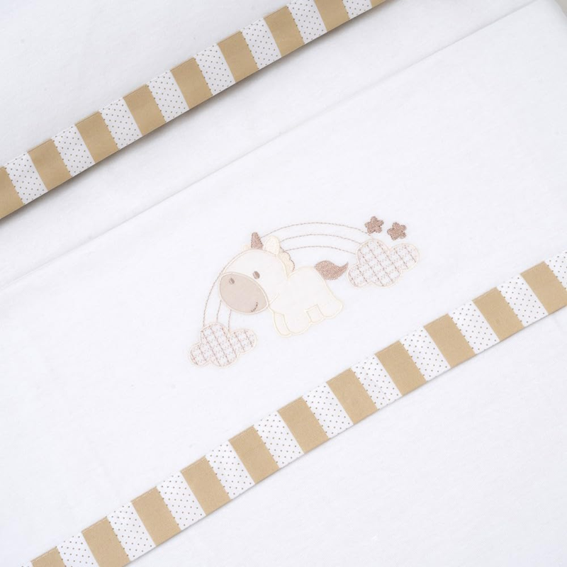 INTERBABY komplet pościeli 3częściowy 60x120 / 40x60 / 110x155 – zdjęcie produktu 3