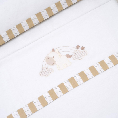 INTERBABY komplet pościeli 3częściowy 60x120 / 40x60 / 110x155 – zdjęcie produktu 3