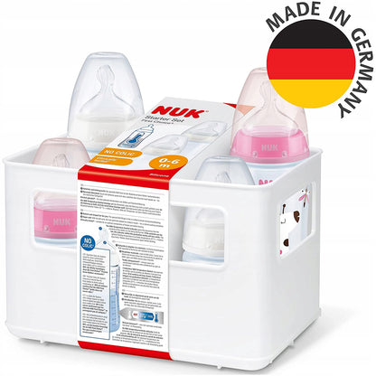 NUK set NO COLIC 4 biberoane coș CONTROL TEMPERATURĂ