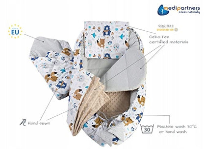 MEDIPARTNERS kokon, wkładka, rożek, kocyk, poduszka