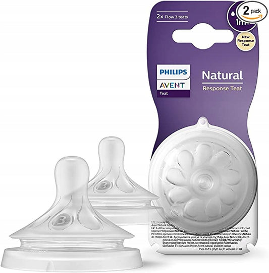 PHILIPS AVENT Natural RESPONSE smoczki 1m+ x2
