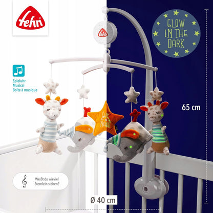 FEHN Bonne Nuit MOBILE pour lit bébé LUMINEUX DANS L'OBSCURITÉ