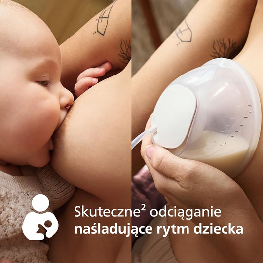 Dvojitá odsávačka mateřského mléka PHILIPS AVENT HANDS-FREE SCD553/11